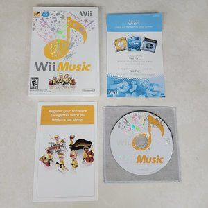 Wii Music (Nintendo Wii, 2008) - Complete w/ Manual